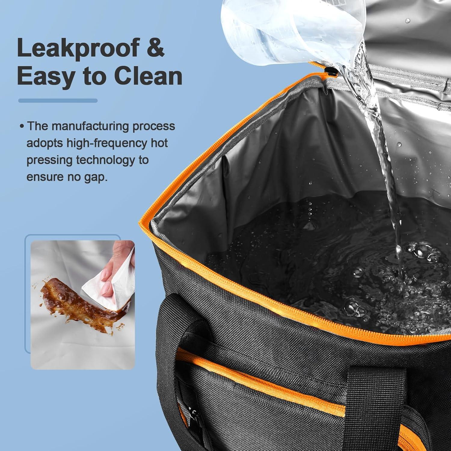 Set de Utensilios de Cocina para Camping Odoland 10 Piezas y Cooler 30 Latas