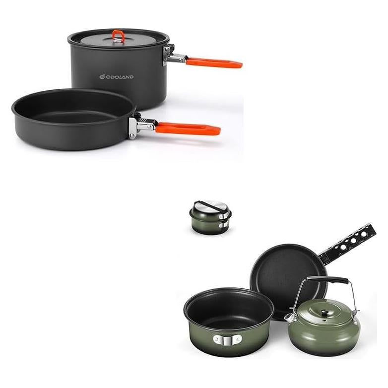 Juego de Utensilios de Cocina para Camping Odoland 5 Piezas