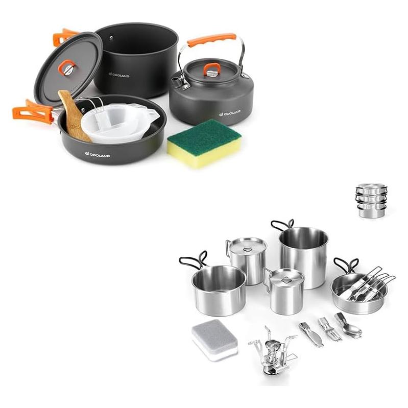 Set de Utensilios de Cocina para Camping Odoland - 23 Piezas