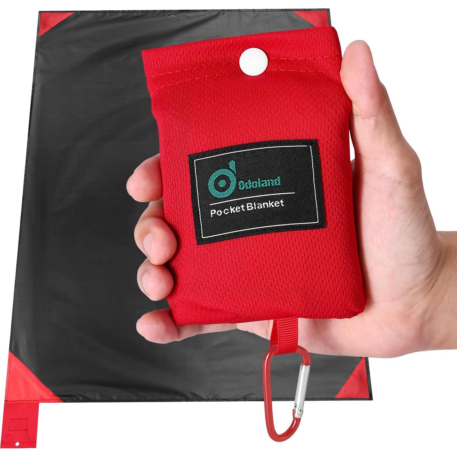 Kit de Cocina para Camping Odoland 12 Piezas con Manta 110x160cm