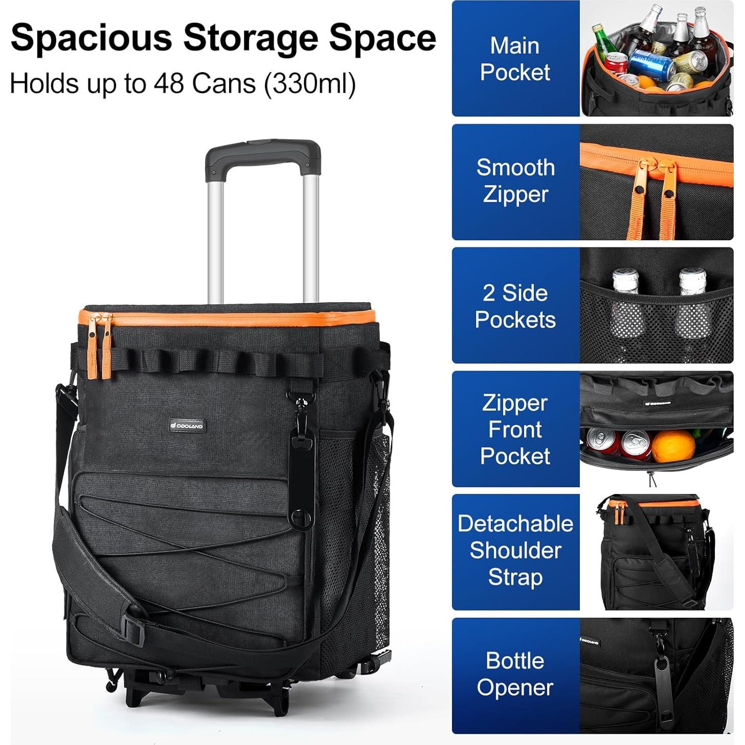 Kit de Cocina para Camping y Cooler Suave Odoland 15pcs