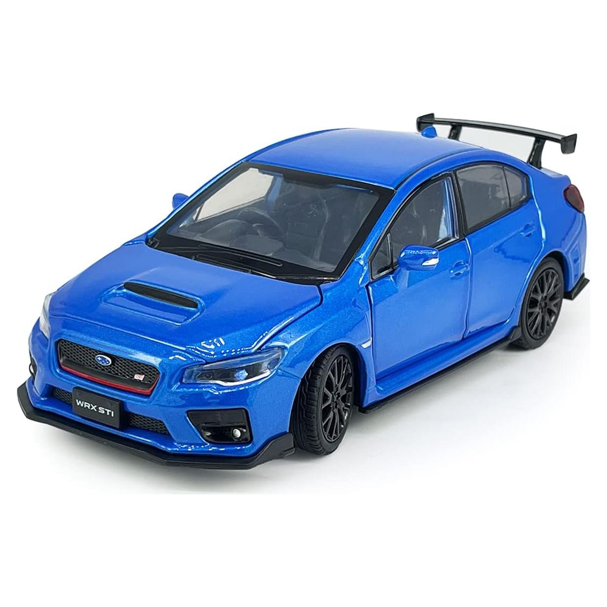 Auto Diecast Metanyl Impreza WRX STI Azul 1/32 con Luz