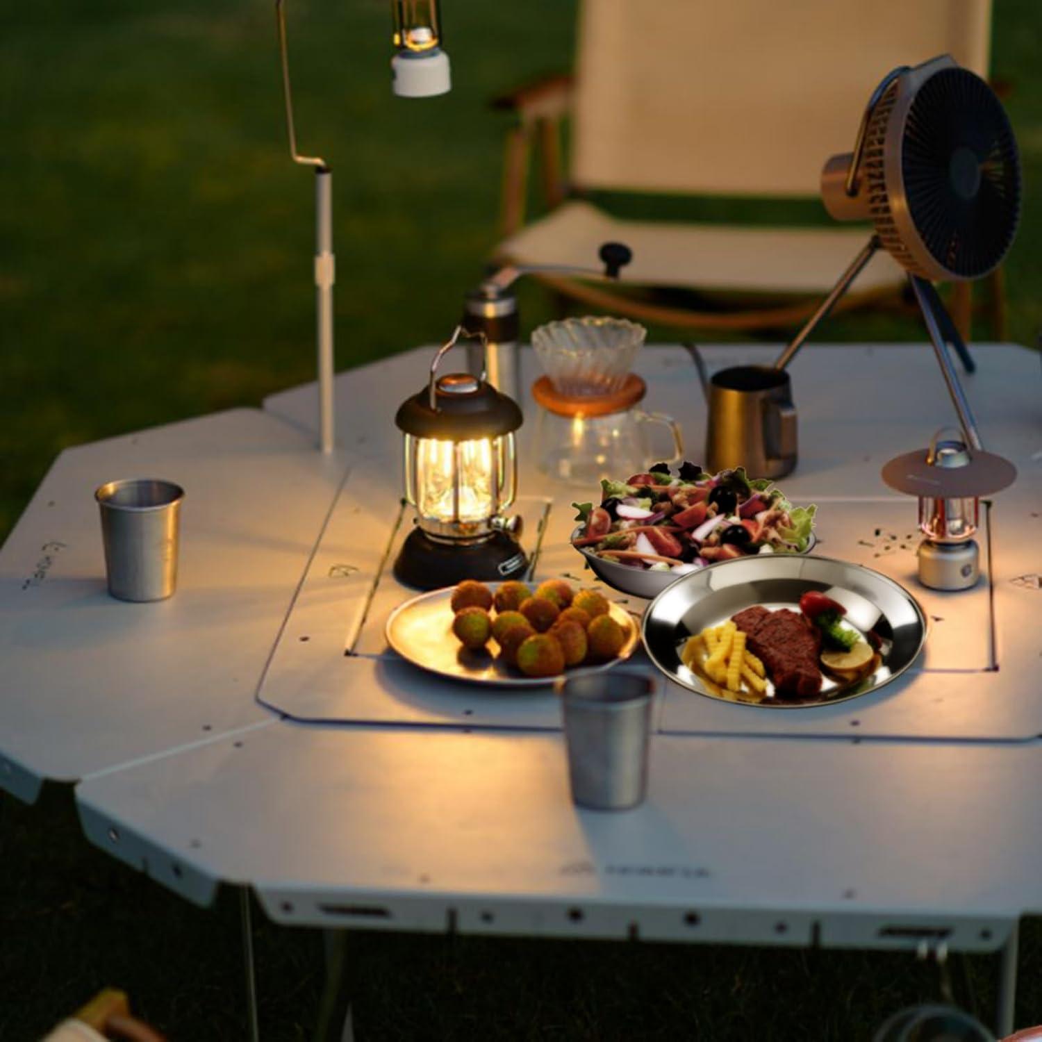 Kit de Cocina Camping Freehiker 7 Piezas Acero Inoxidable