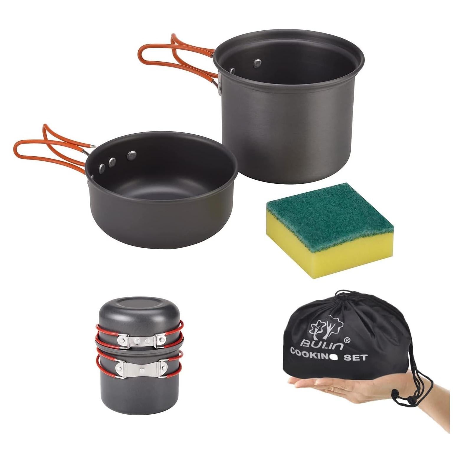 Juego de Utensilios de Cocina para Camping Bulin 4 Piezas
