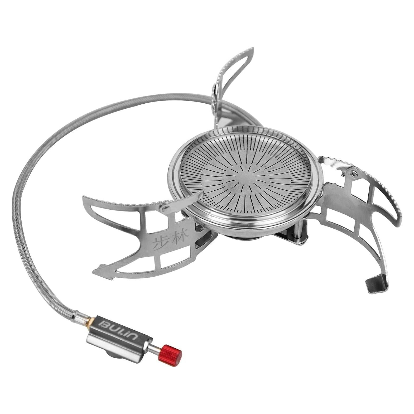 Estufa de Gas Camping Bulin 3800W Portátil a Prueba de Viento