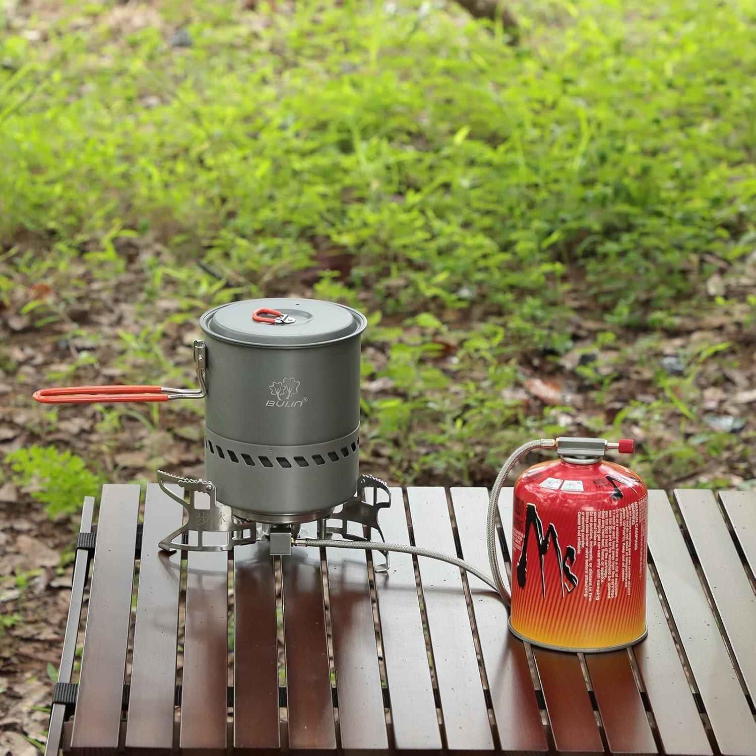 Estufa de Gas Camping Bulin 3800W Portátil a Prueba de Viento