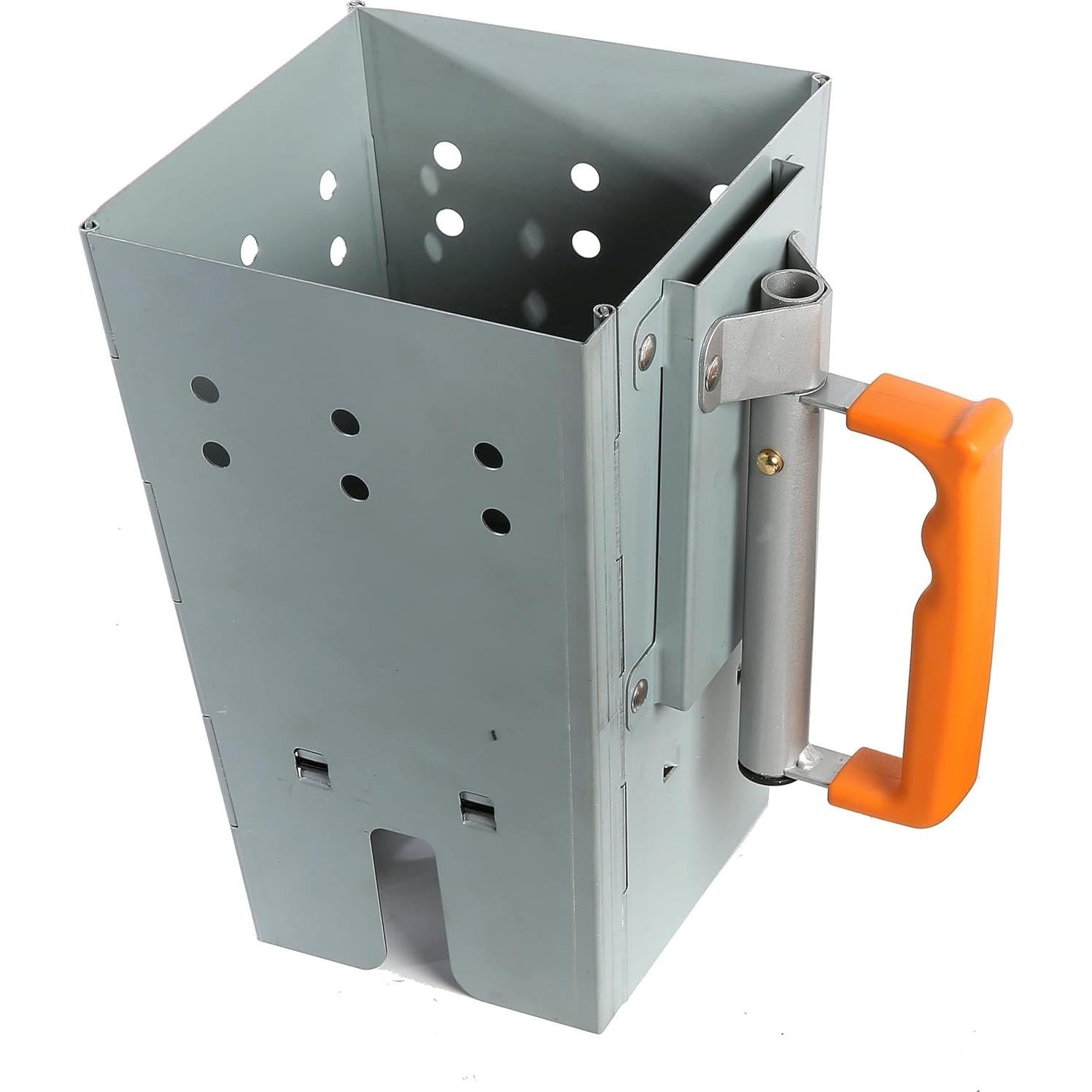 CampMaid Outdoor Cooking Set - Dutch Oven Tools Set - Charcoal Holder & Cast Iron Grill Accessories - Camping Grill Set - Outdoor Cooking Essentials - Camp Kitchen Equipment - (7 Piece Set)