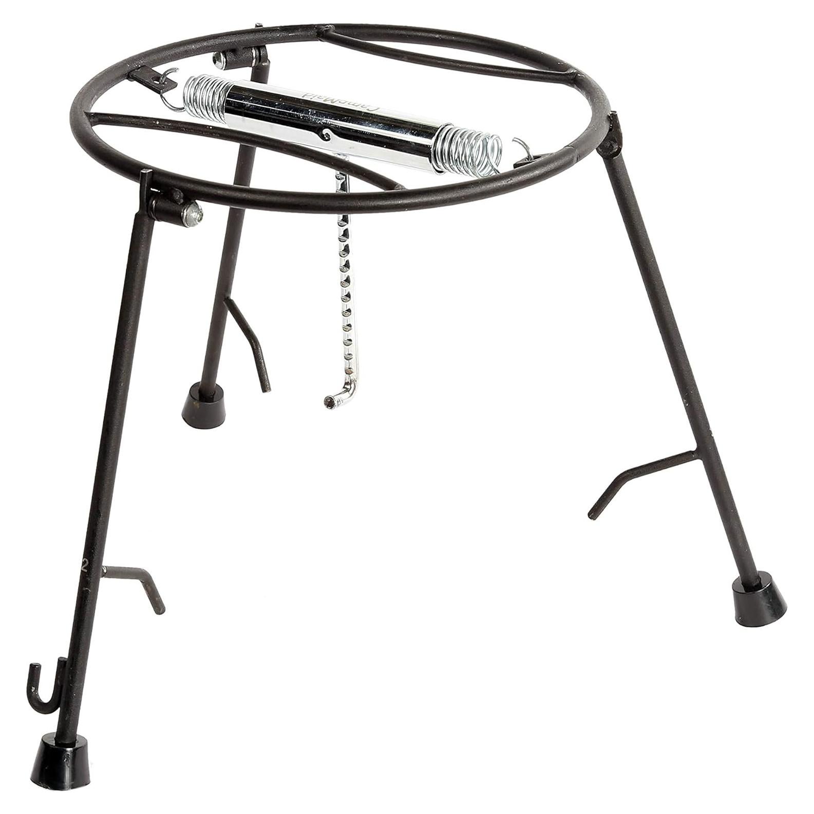 CampMaid Dutch Oven Lid Holder & Serving Stand - Durable Dutch Oven Table or Functional Lid Lifter - Lightweight & Portable Camping Table - Unique Camp Kitchen Equipment - Outdoor Cooking Essentials