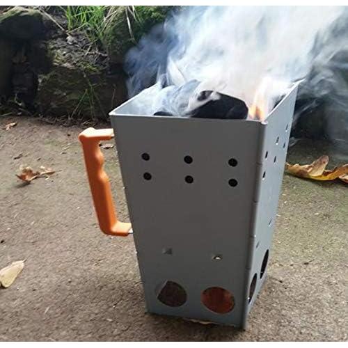 CampMaid Outdoor Cooking Set - Dutch Oven and Tools Set - Charcoal Holder & Cast Iron Grill Accessories - Camping Grill Set - Outdoor Cooking Essentials - Camp Kitchen Equipment - (8 Piece Set)