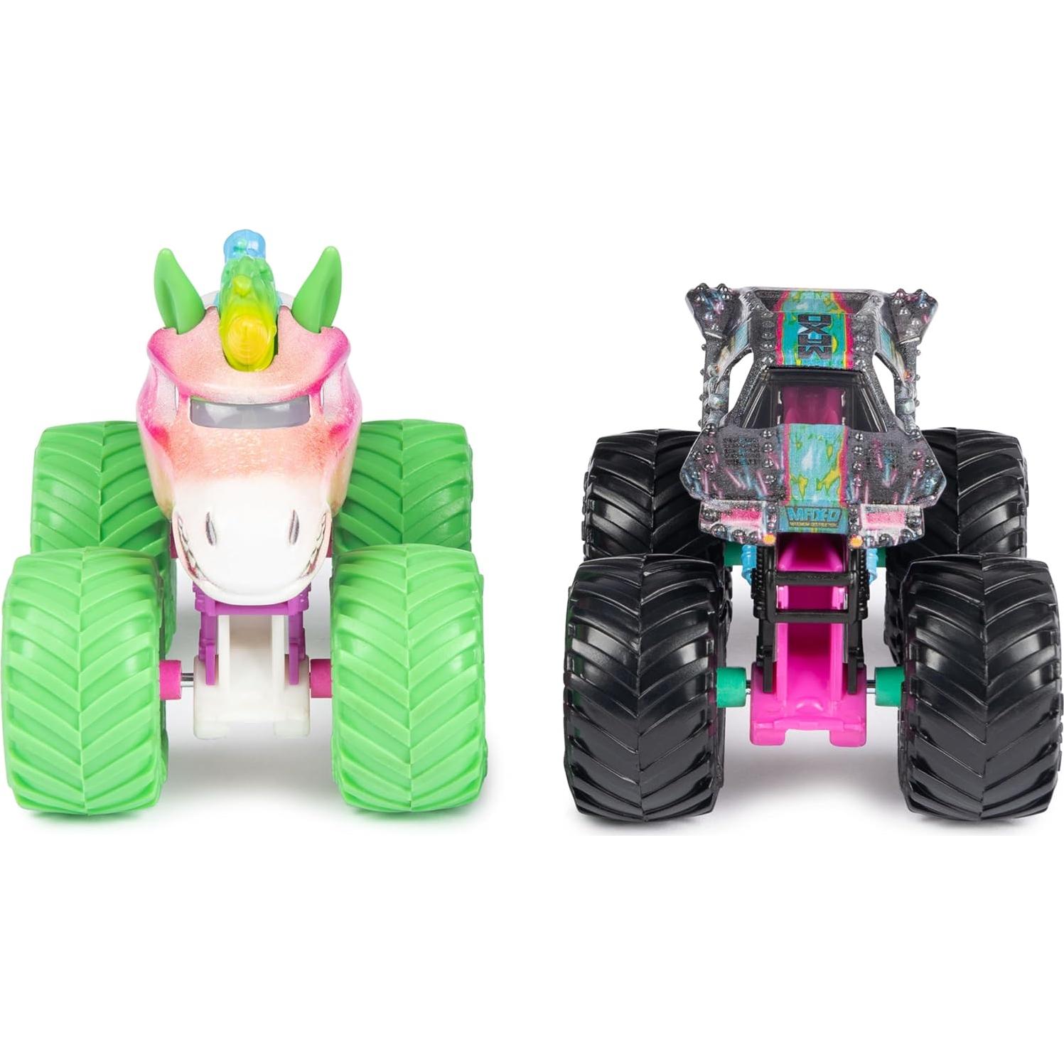 Monster Jam 2-Pack Nitro Neón Spin Master Camiones 1:64