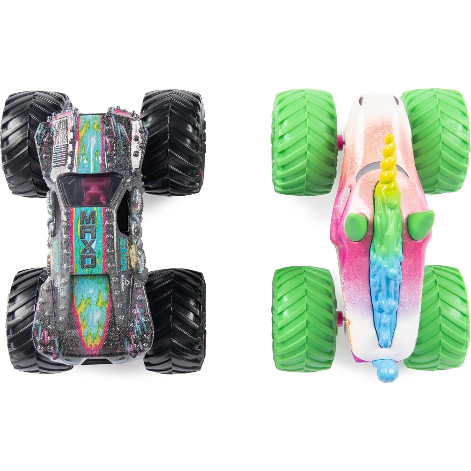 Monster Jam 2-Pack Nitro Neón Spin Master Camiones 1:64