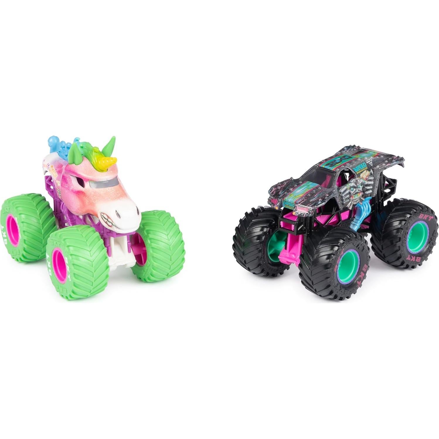 Monster Jam 2-Pack Nitro Neón Spin Master Camiones 1:64