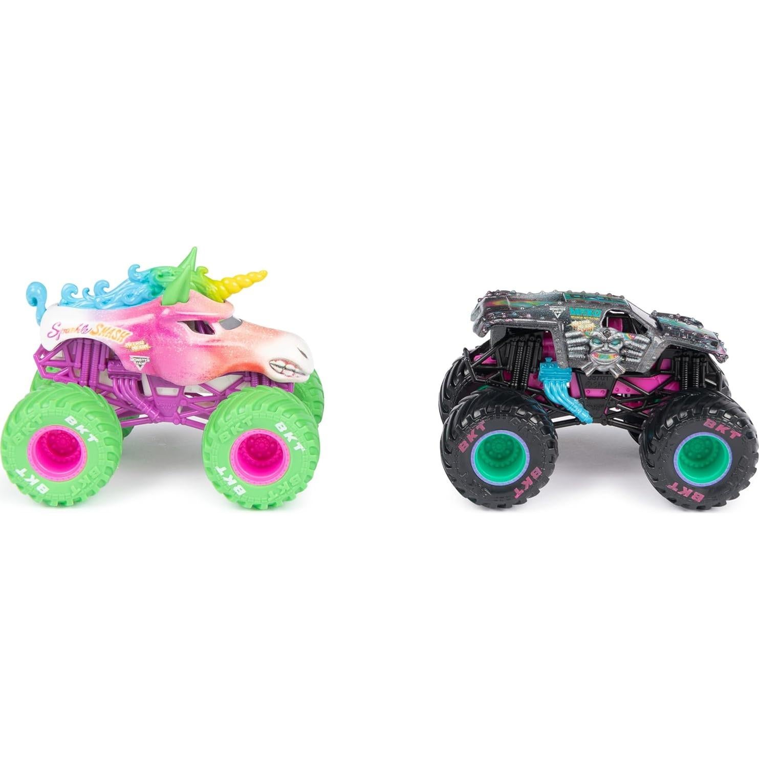 Monster Jam 2-Pack Nitro Neón Spin Master Camiones 1:64