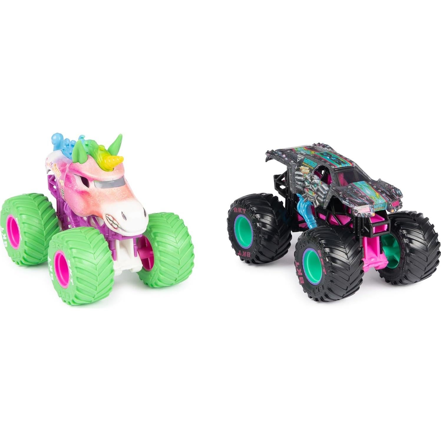 Monster Jam 2-Pack Nitro Neón Spin Master Camiones 1:64