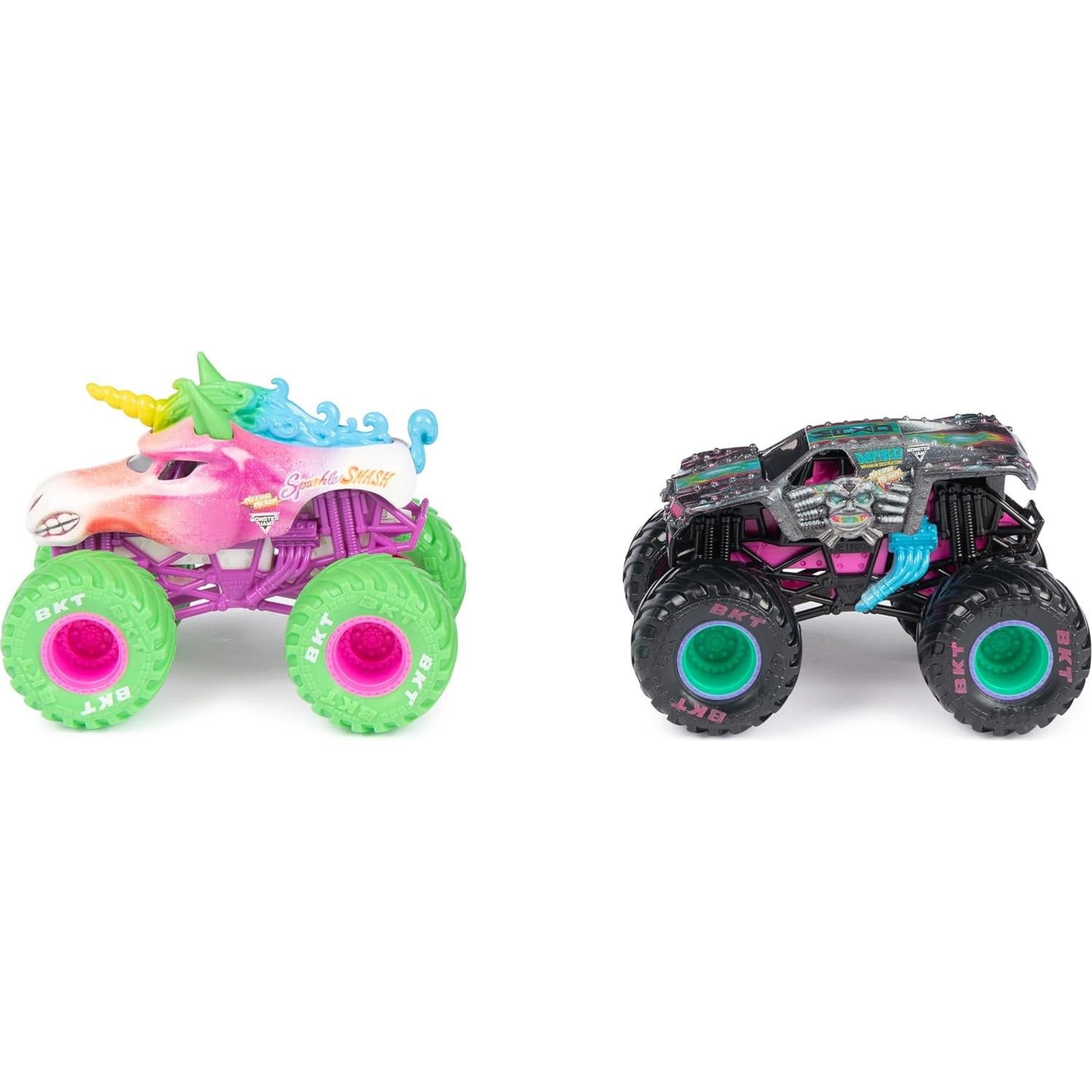 Monster Jam 2-Pack Nitro Neón Spin Master Camiones 1:64