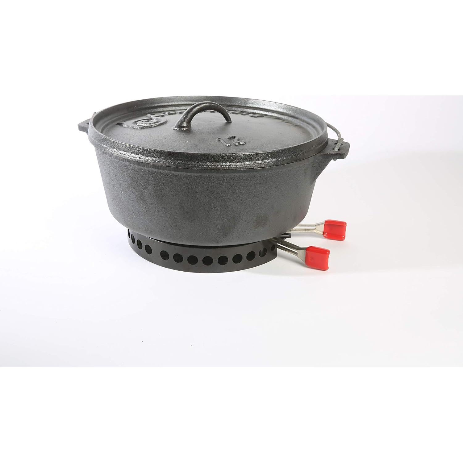 Soporte de Carbón CampMaid - Canasta Redonda para Parrilla