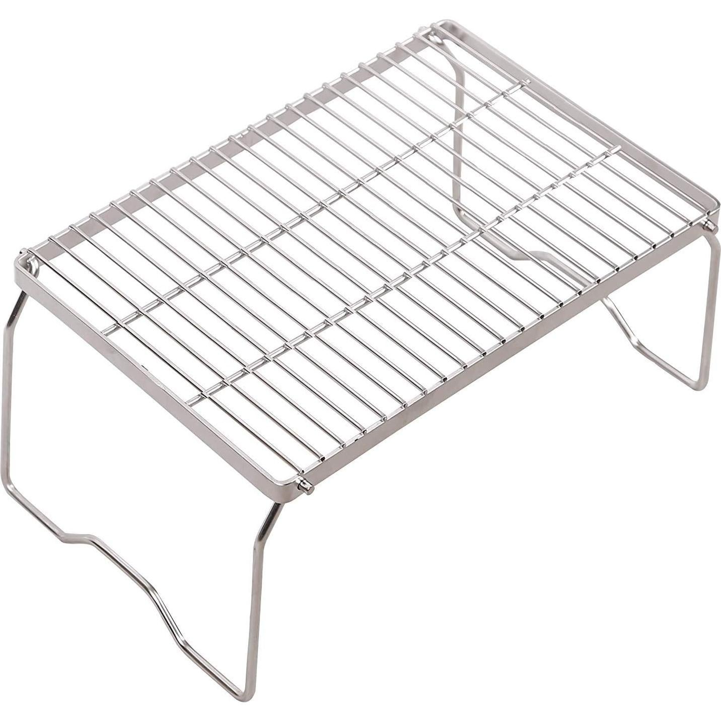 Parrilla de Campamento Plegable REDCAMP 34.5x22.9 cm Acero Inoxidable