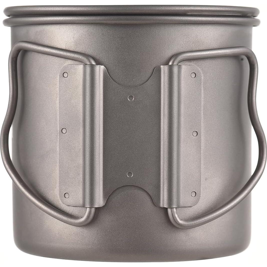 Tetera de Camping Lixada de Titanio 400 ml Pitorro Desmontable