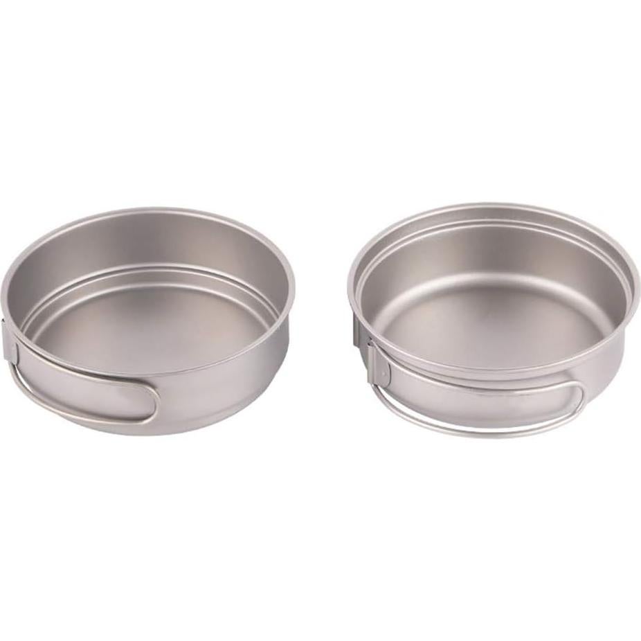 Sartén de Titanio Lixada Ta8335 500ml Camping Plegable