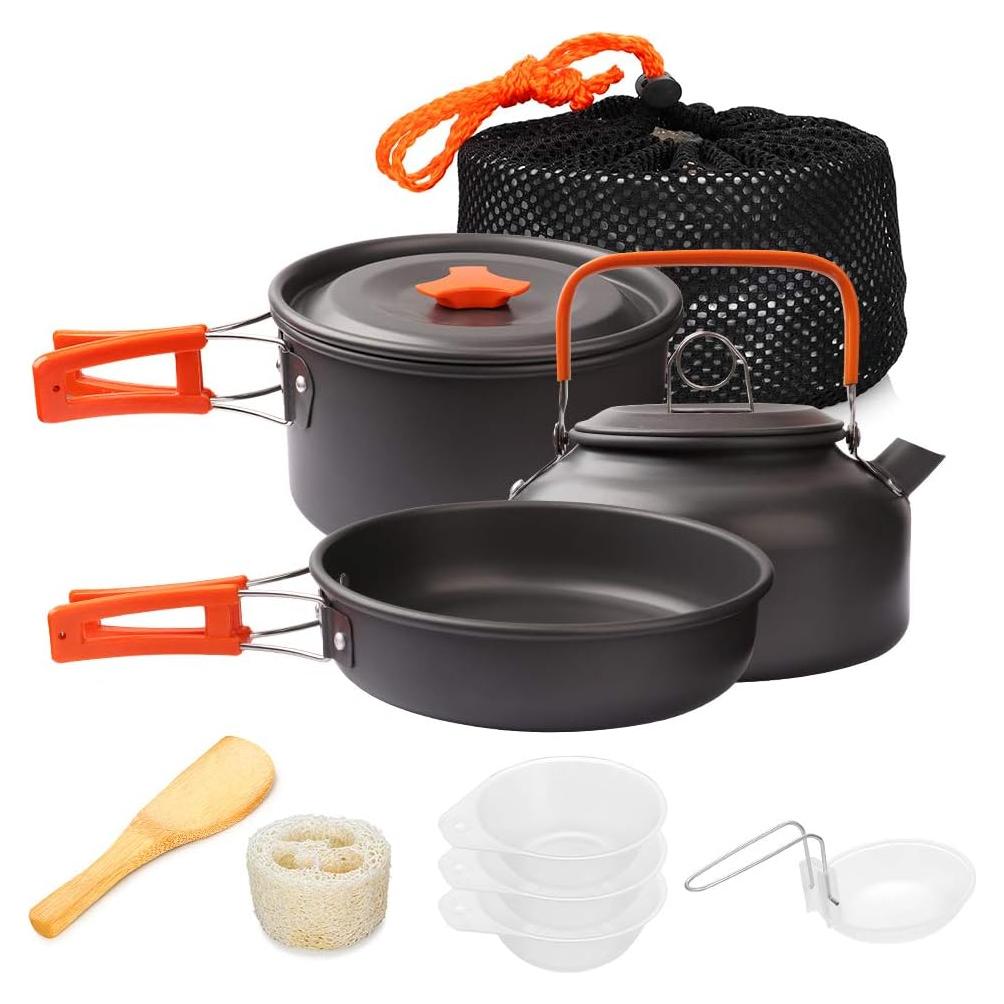 Juego de Utensilios de Cocina para Camping Gutsdoor 10 Piezas