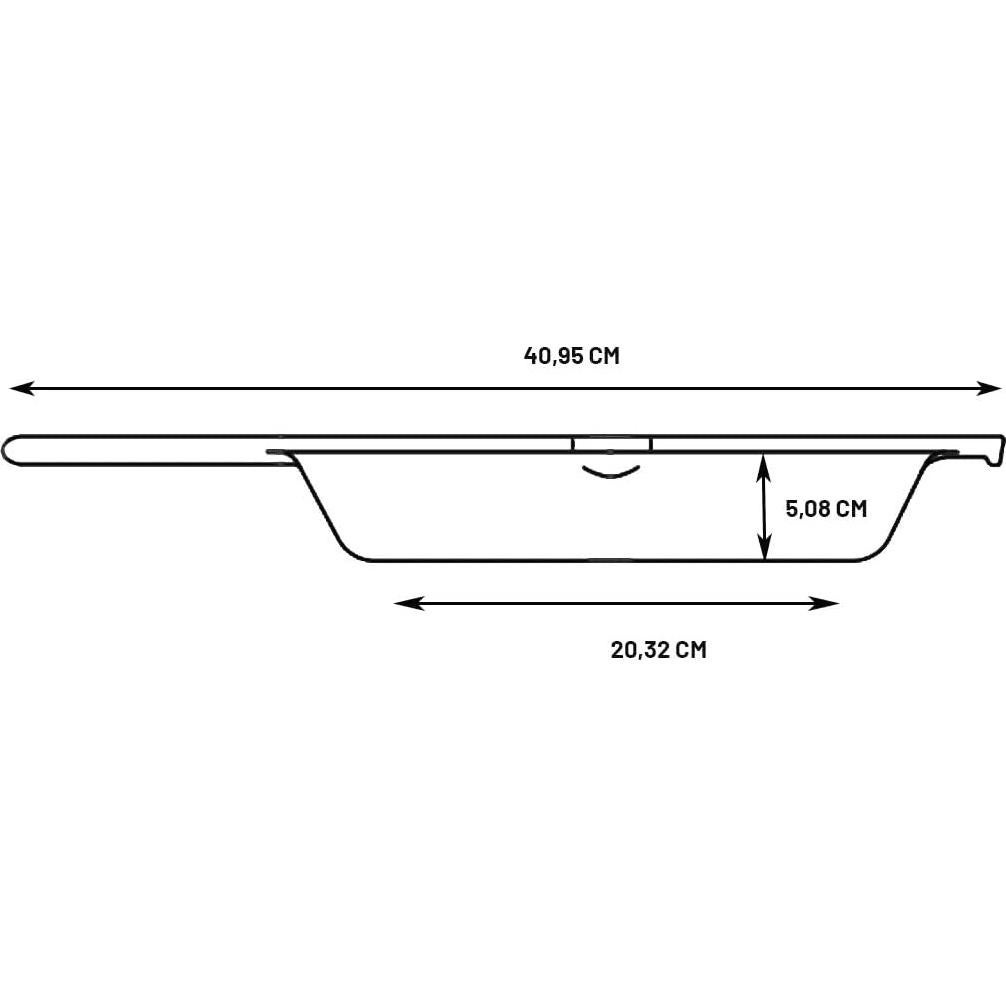 Sartén de Hierro Fundido Lodge 26 cm - Pre-Sazonada, Uso Versátil