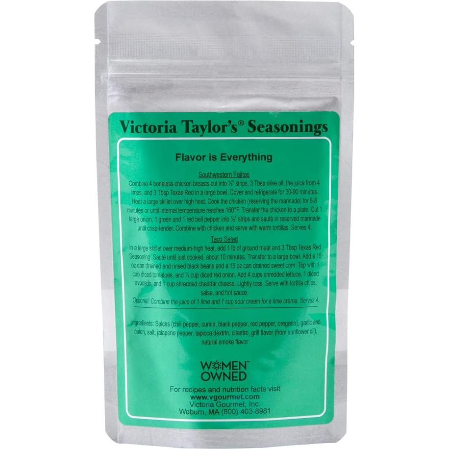 Sazonador Rojo de Texas Victoria Taylor 68g - Mezcla Picante