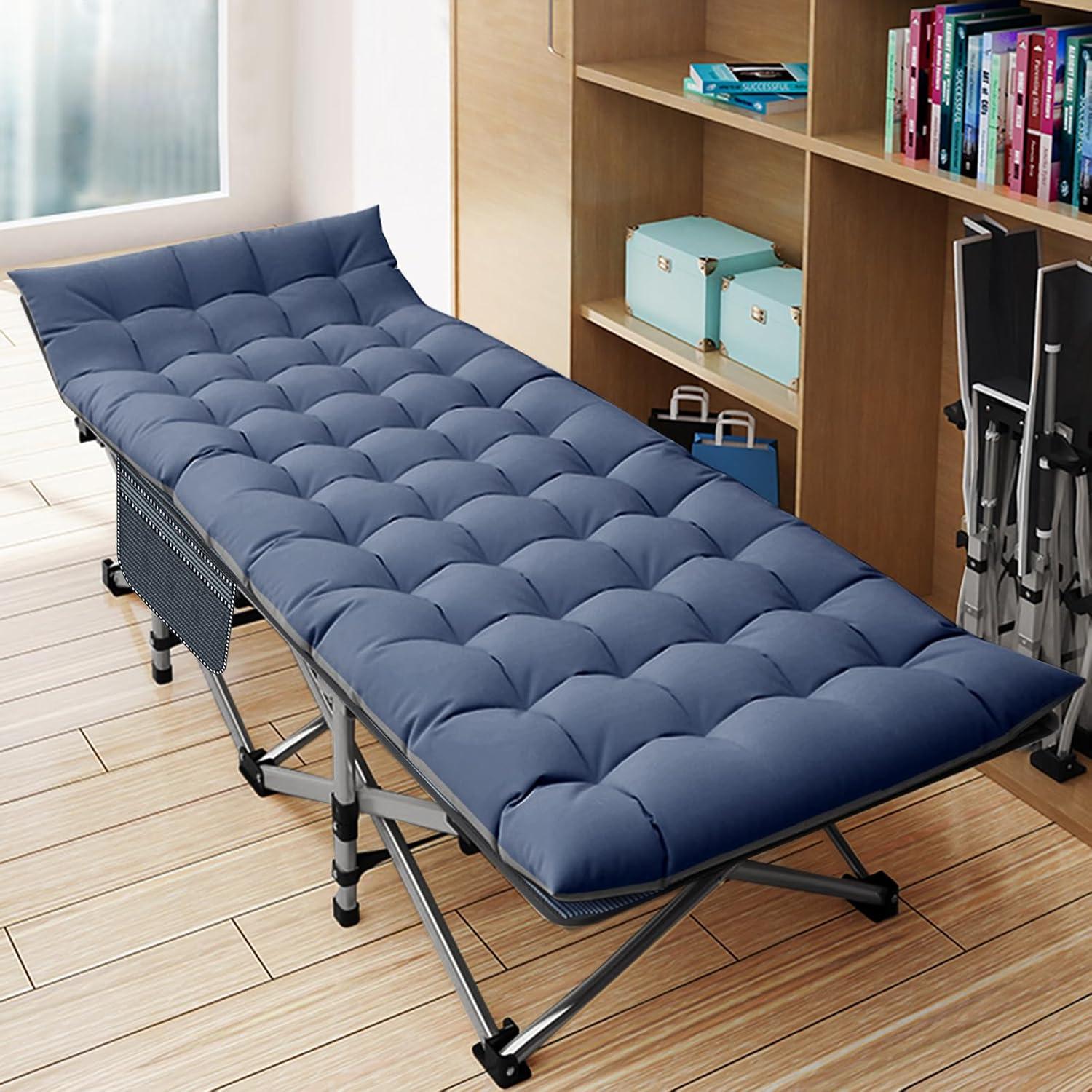 Cama Plegable DoCred para Camping con Colchón - Paquete de 2