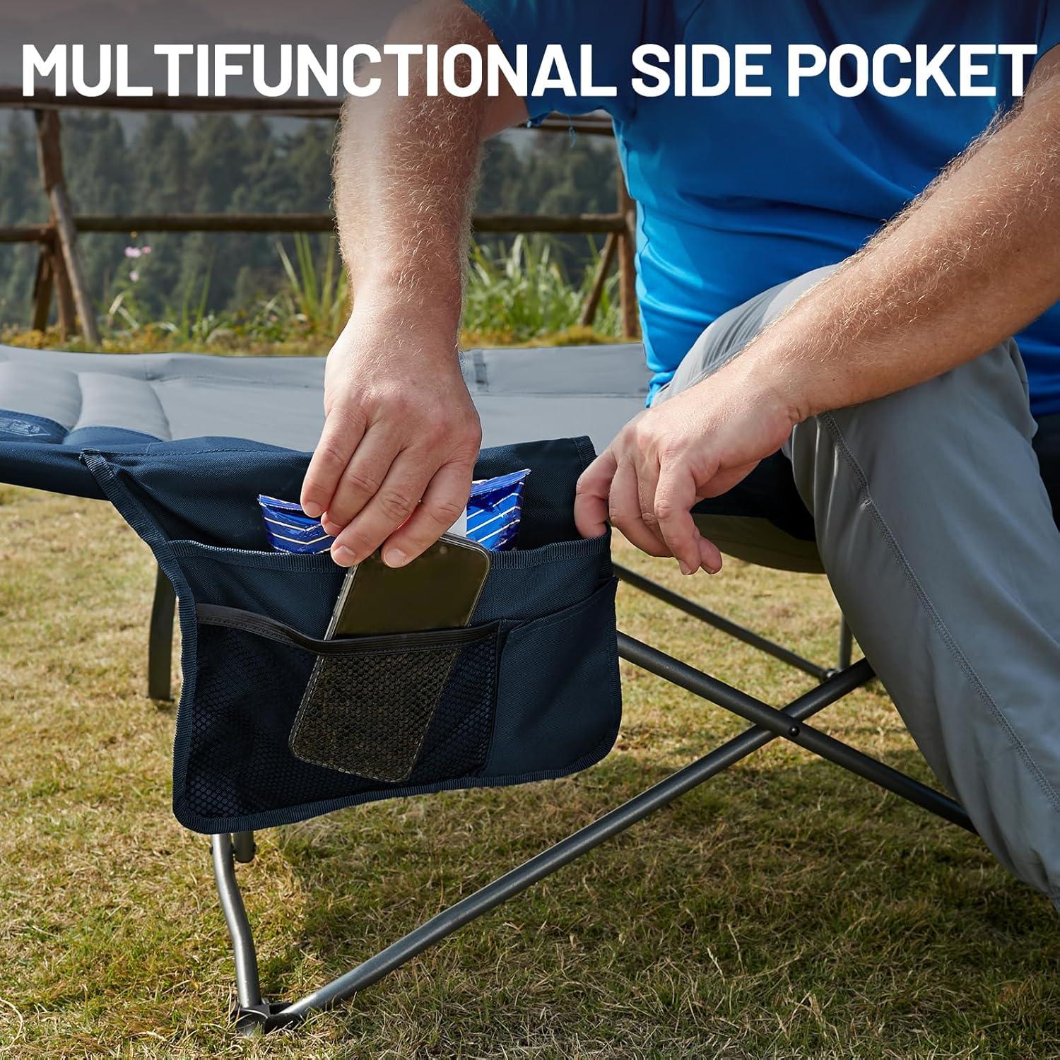 Cama de Camping Plegable Timber Ridge Extra Ancha 203.4x80.8cm