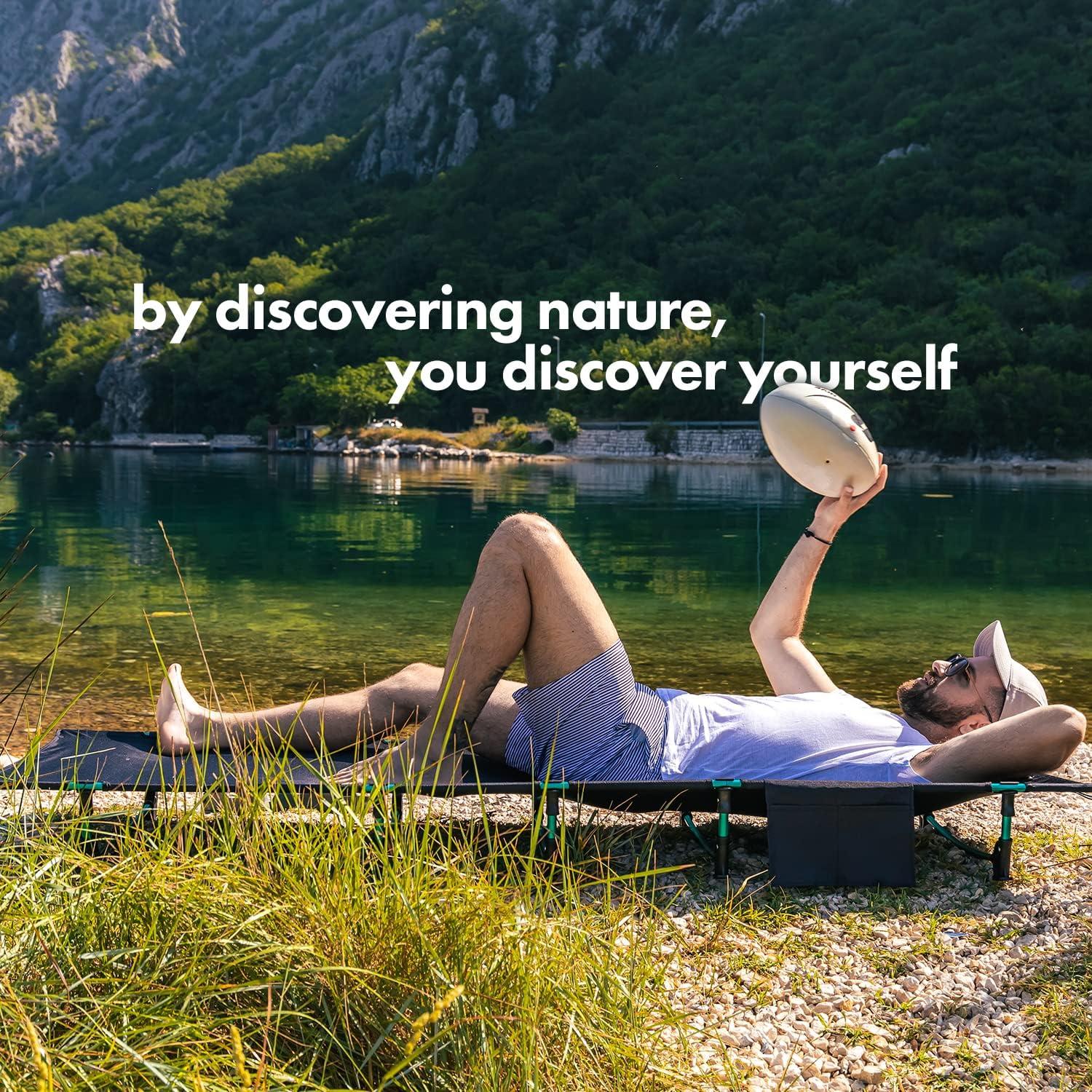 Cama de Camping Plegable FE Active Jasper - 190.5x69.9cm, 113kg