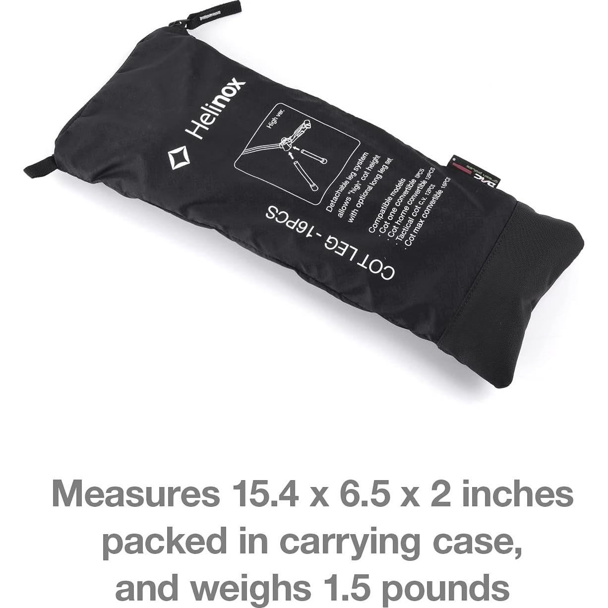 Extensores de patas Helinox Cot Max - Juego de 16 unidades