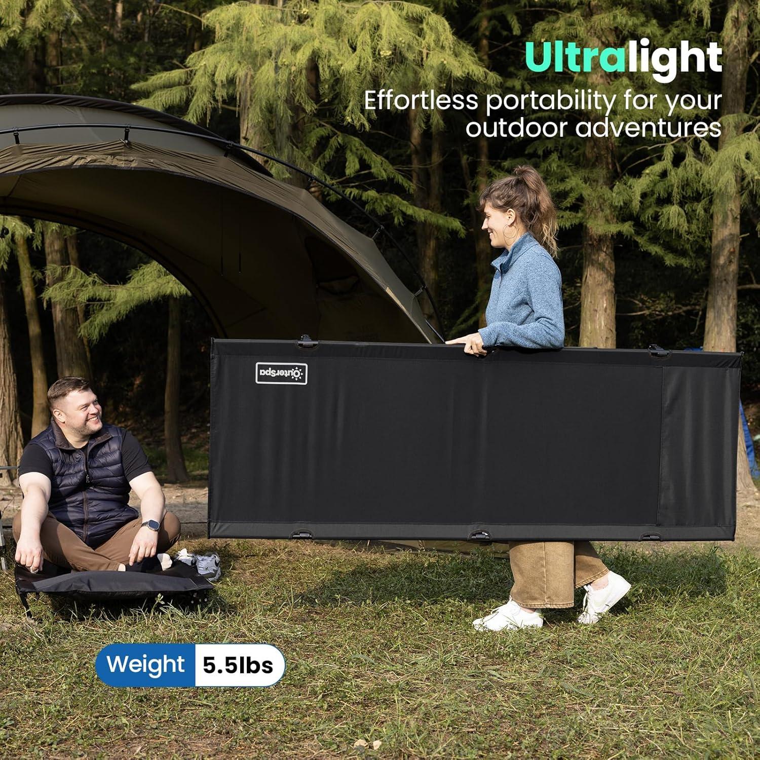 Cama de Camping Plegable OuterSpa 2.5kg Soporta 227kg