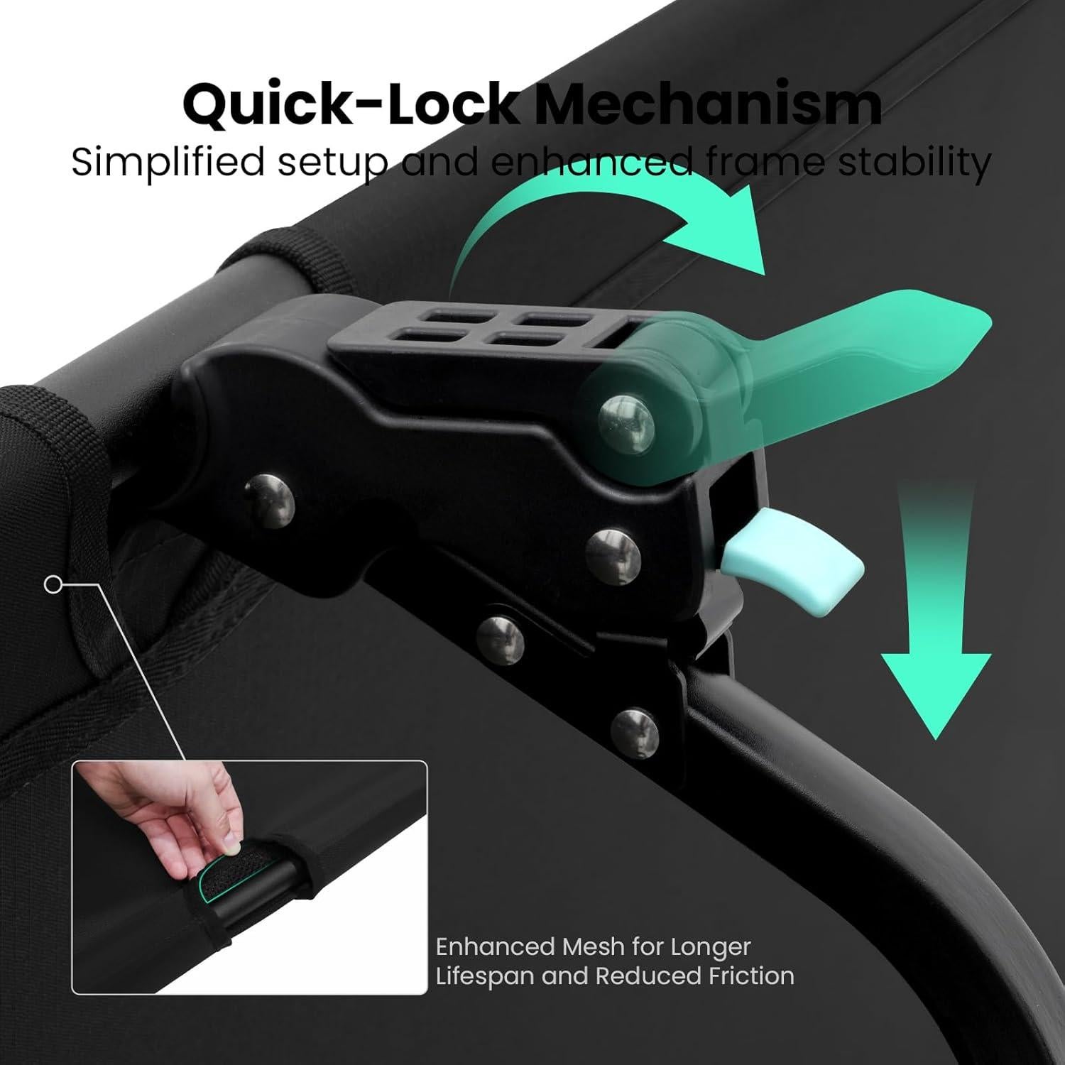 Cama de Camping Plegable OuterSpa 2.5kg Soporta 227kg