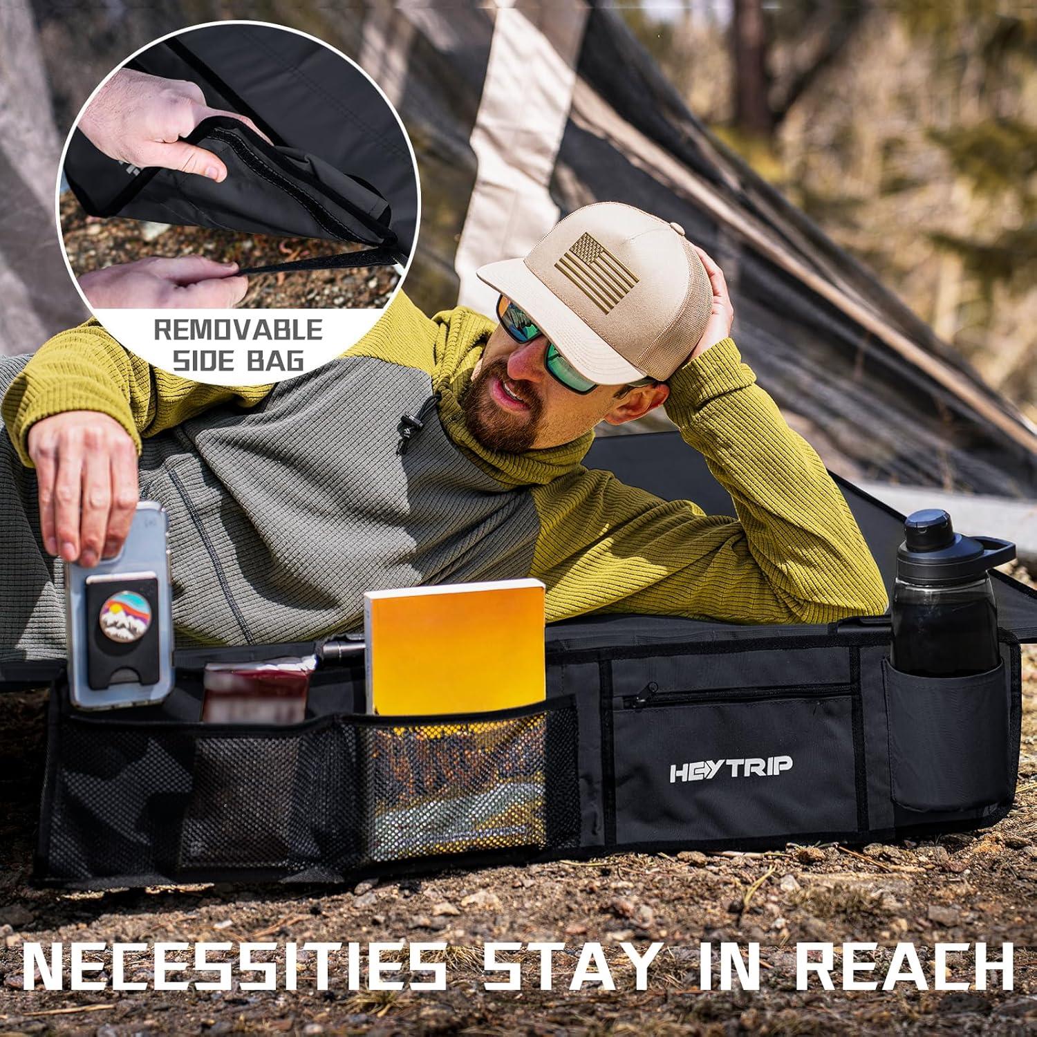 Cama de Camping Heytrip Plegable Extra Ancha 500lb 227kg