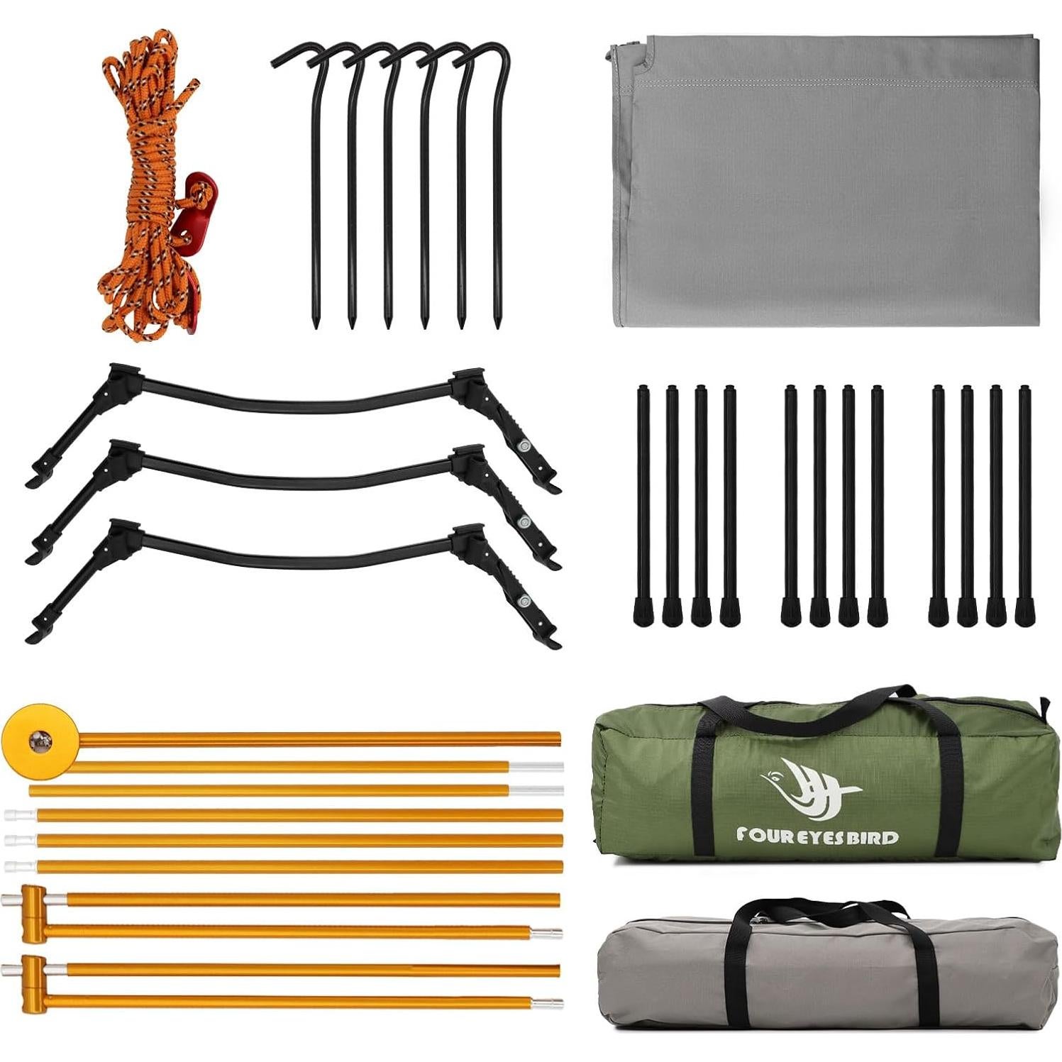 Carpa Cama Elevada Plegable Arctic Lemmings 1 Persona 2m