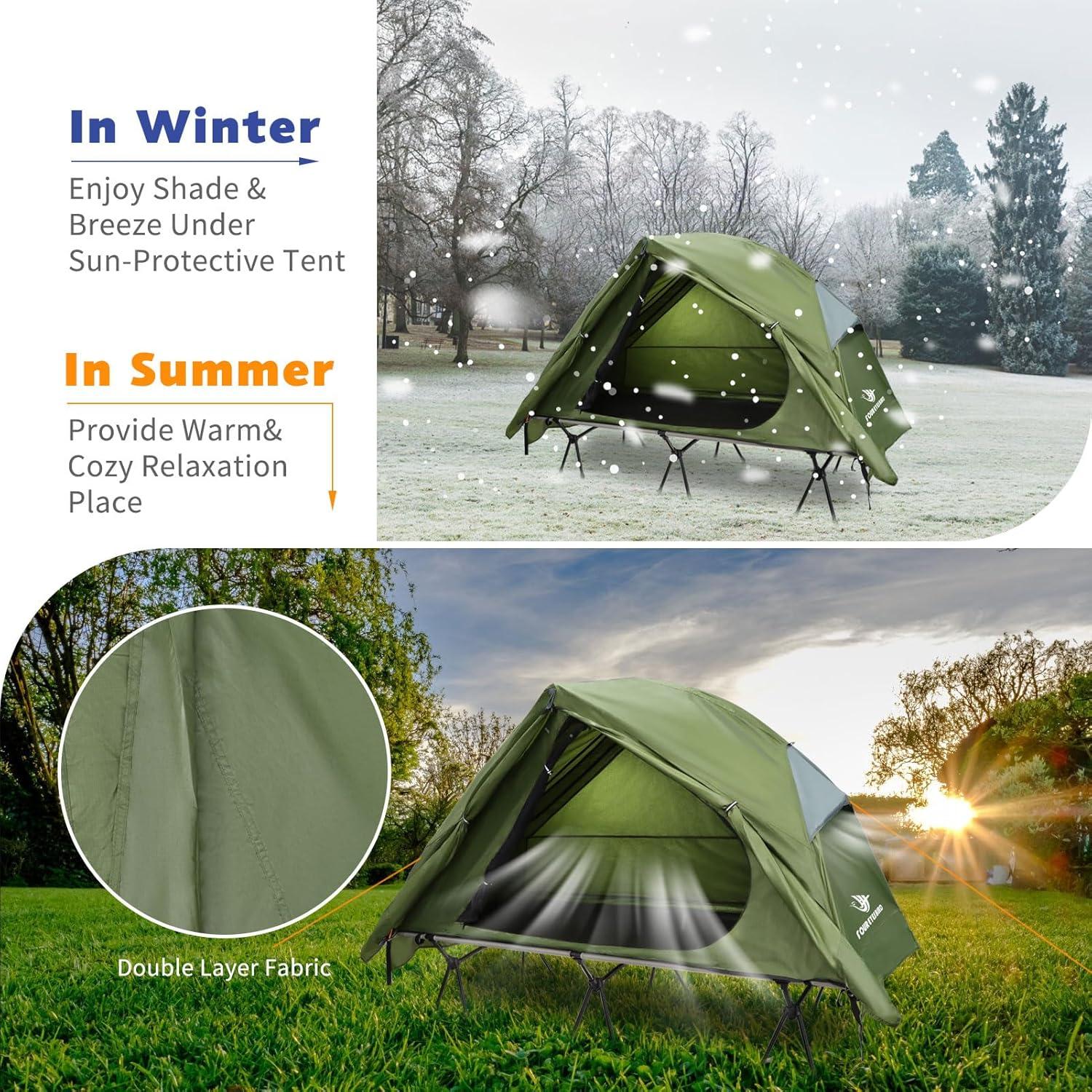 Carpa Cama Elevada Plegable Arctic Lemmings 1 Persona 2m