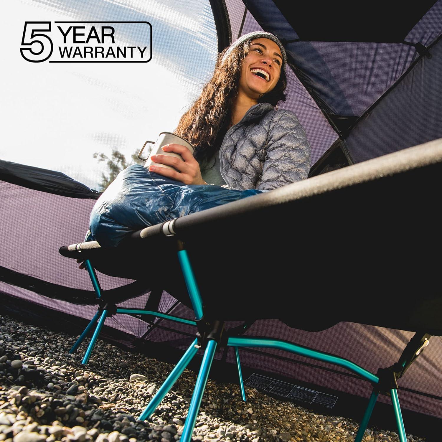 Helinox Cot One High, 15-Inch High Compact, Collapsible Camping Cot, Long