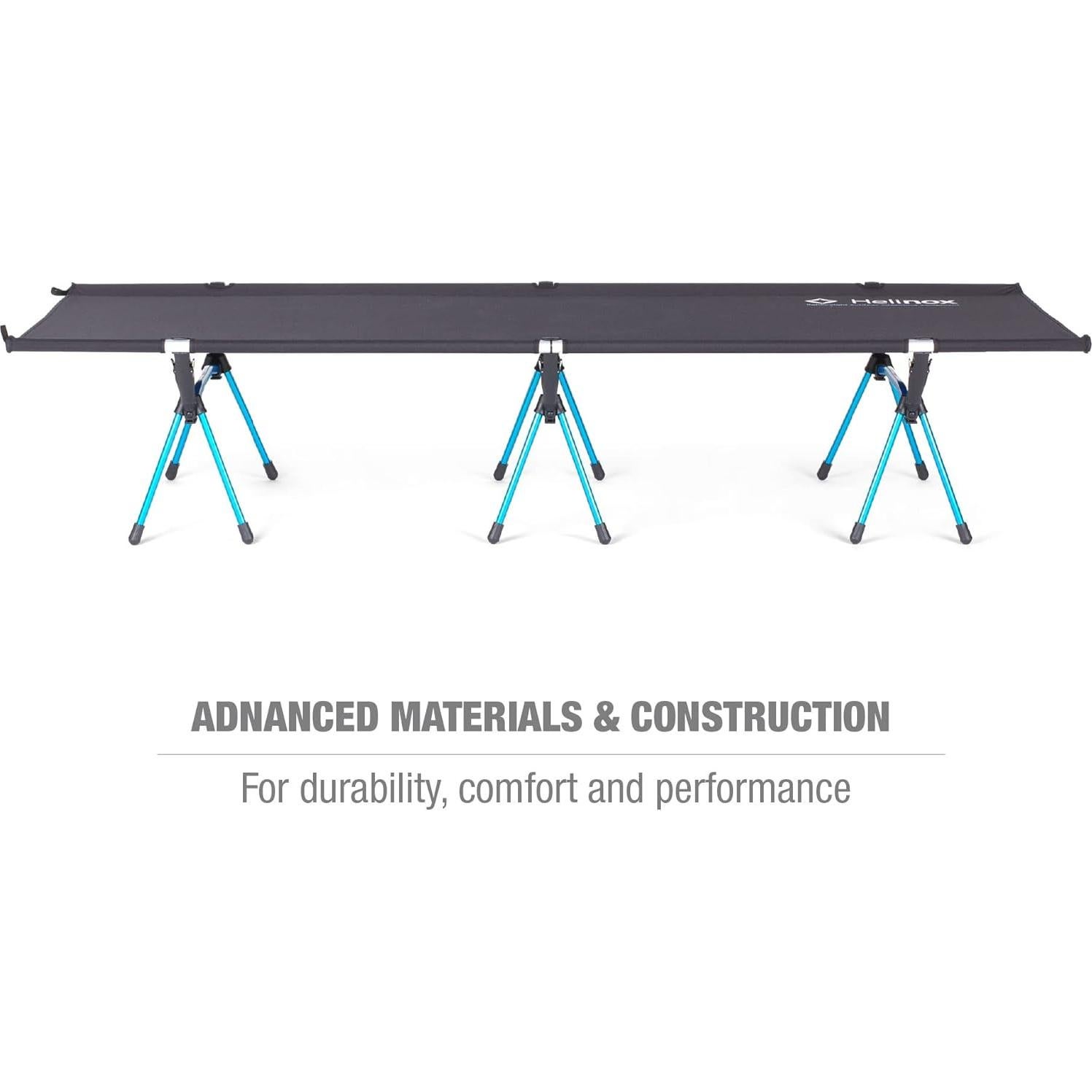 Helinox Cot One High, 15-Inch High Compact, Collapsible Camping Cot, Long