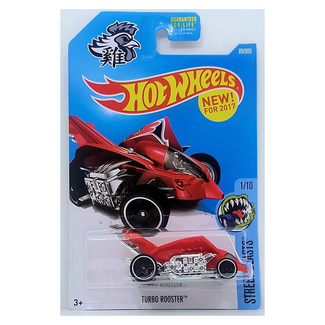 Coche Hot Wheels Gallo 1:64 Rojo Bestias Urbanas 2017