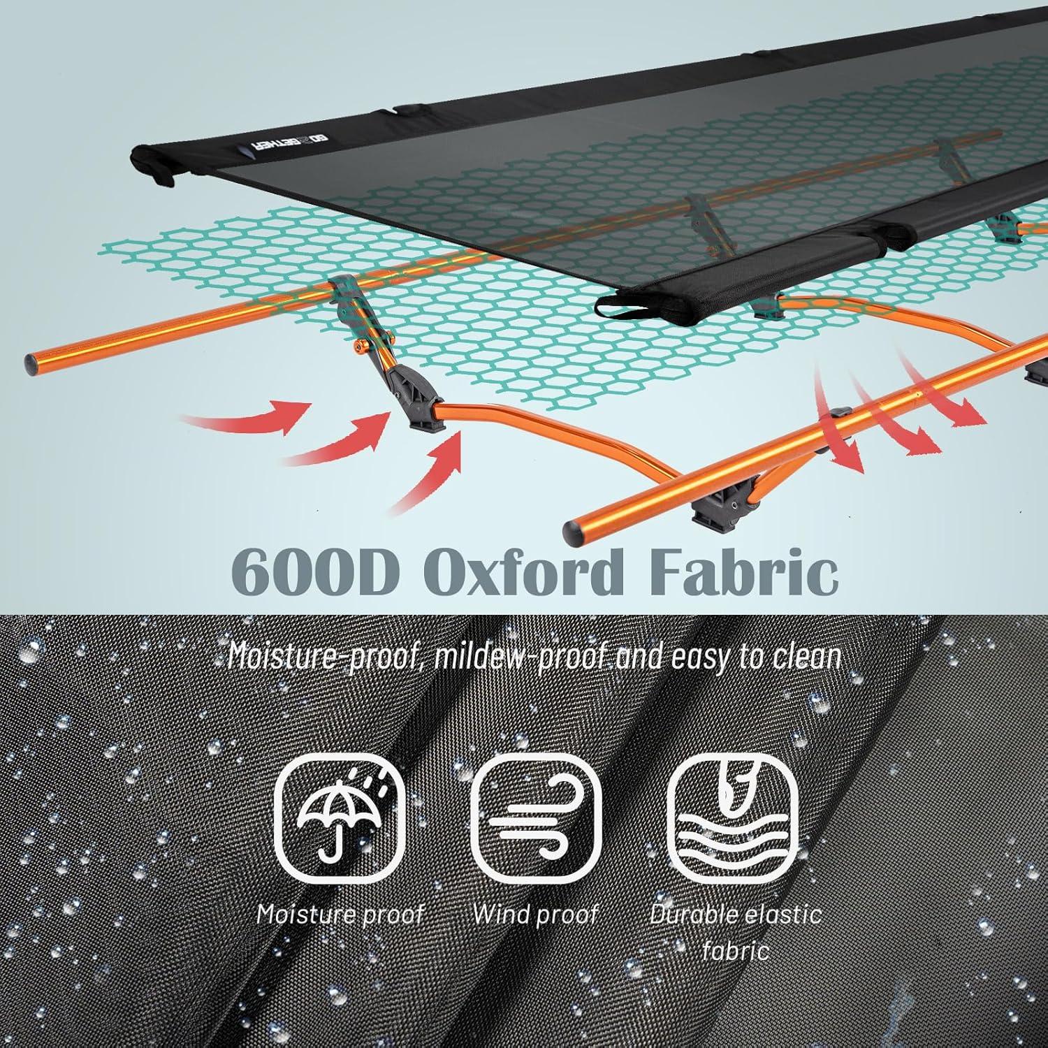 Cama de Camping Plegable G2 GO2GETHER Ultraligera 120KG