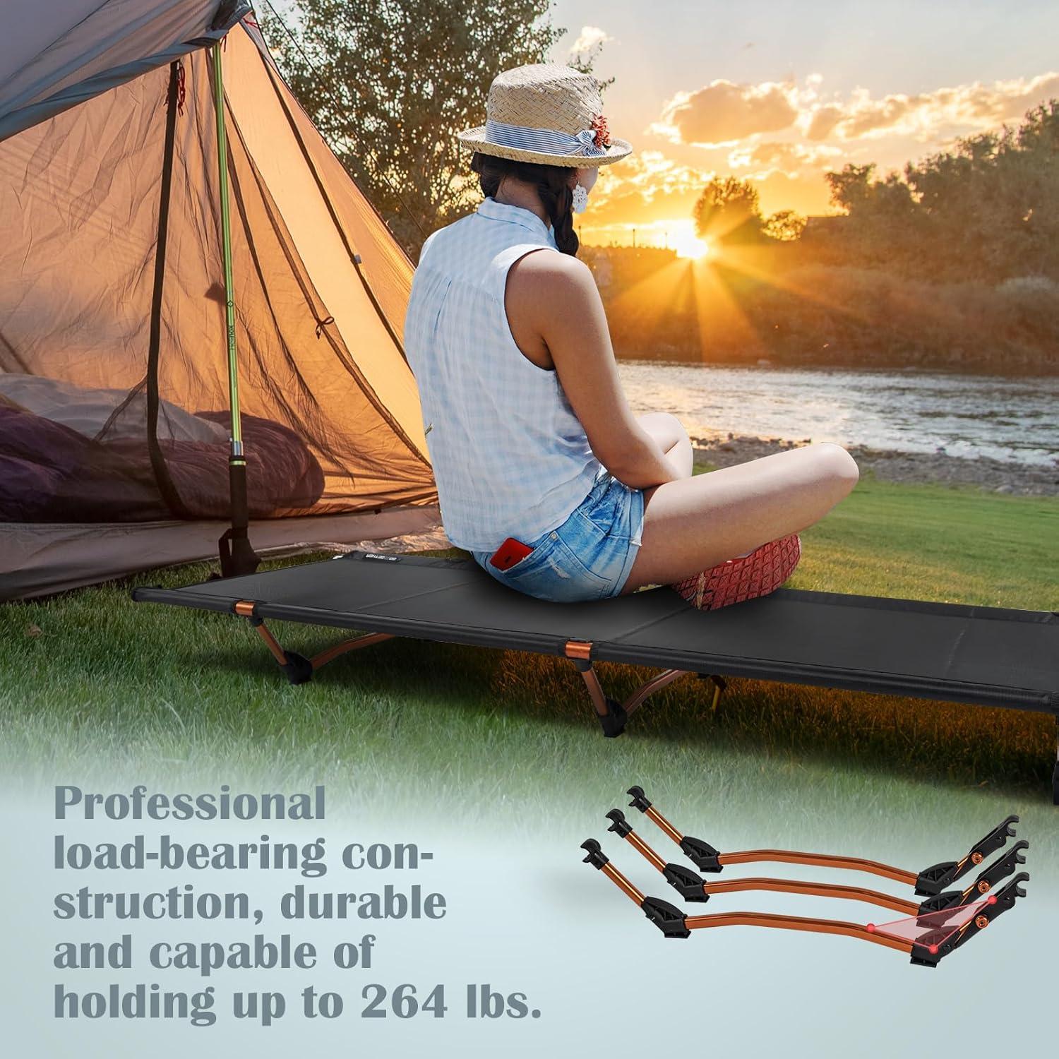 Cama de Camping Plegable G2 GO2GETHER Ultraligera 120KG