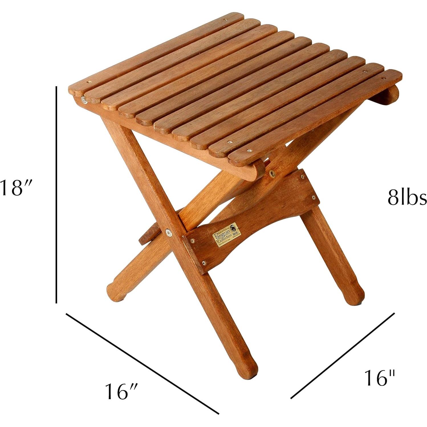 Mesa Plegable de Madera BYER OF MAINE Pangean 40.64x45.72 cm