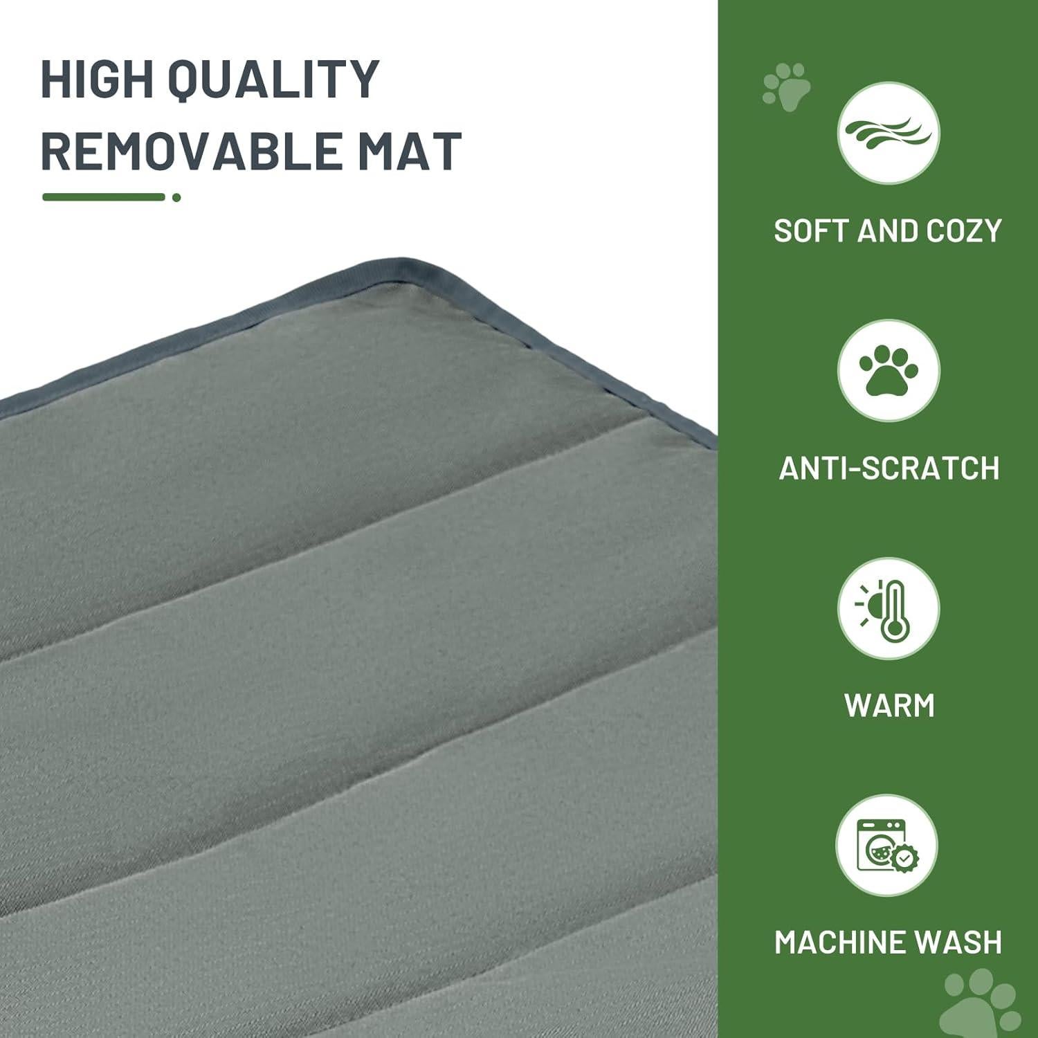 Cama Elevada para Perros Pequeños Timber Ridge 63x63 cm