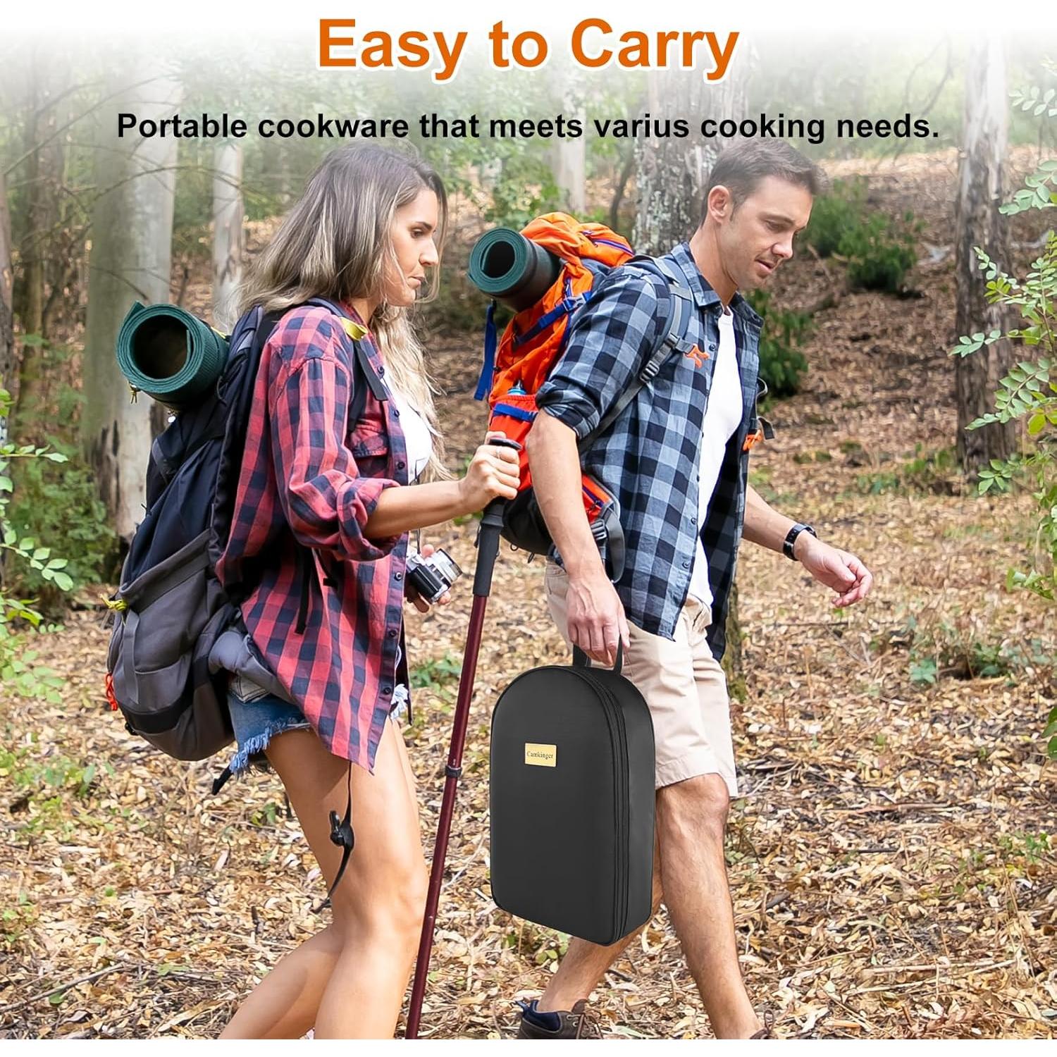 Juego de Utensilios de Camping 55 Piezas Camkinger Portátil