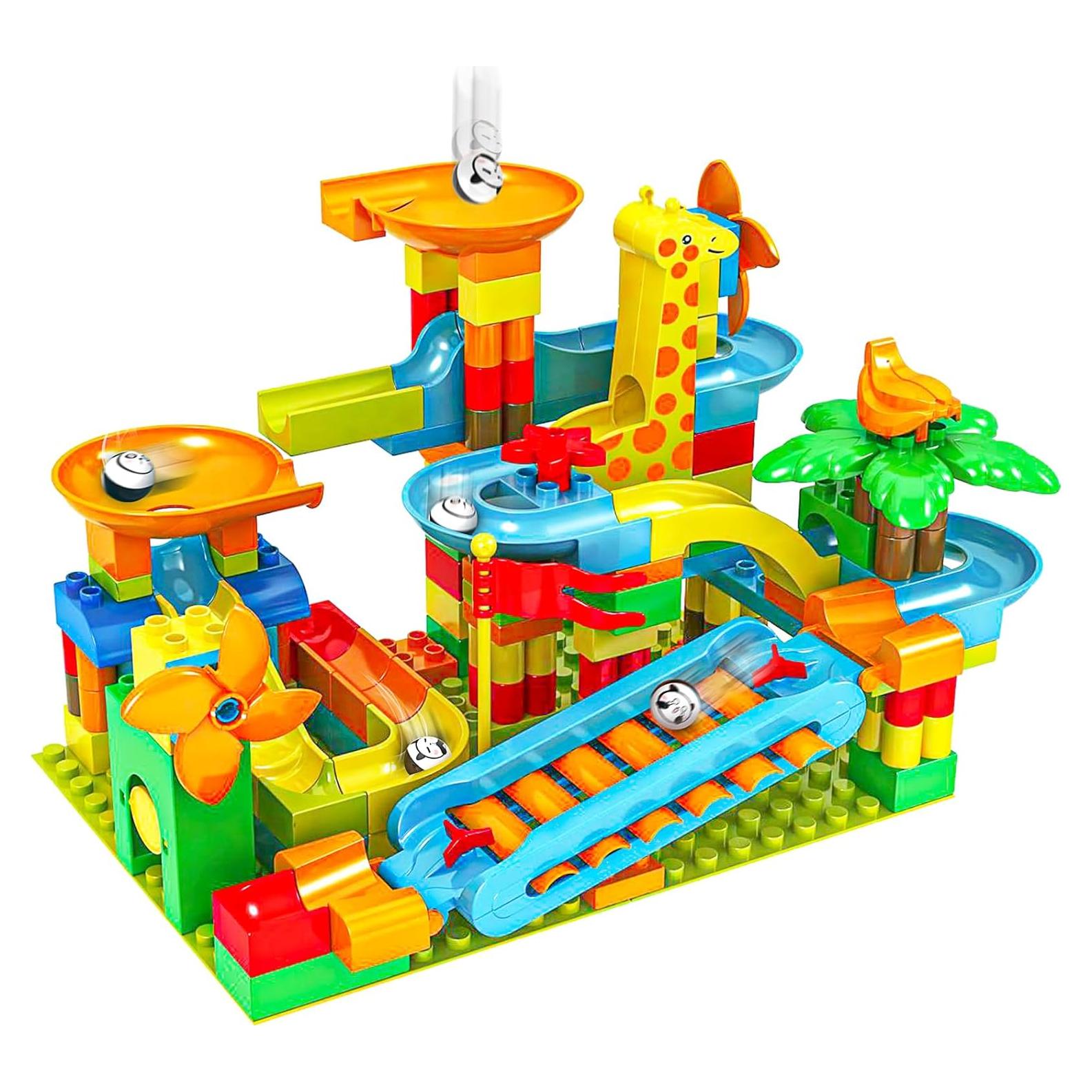 BATTOP Carrera de Canicas 167 PCS Juguete Educativo STEM