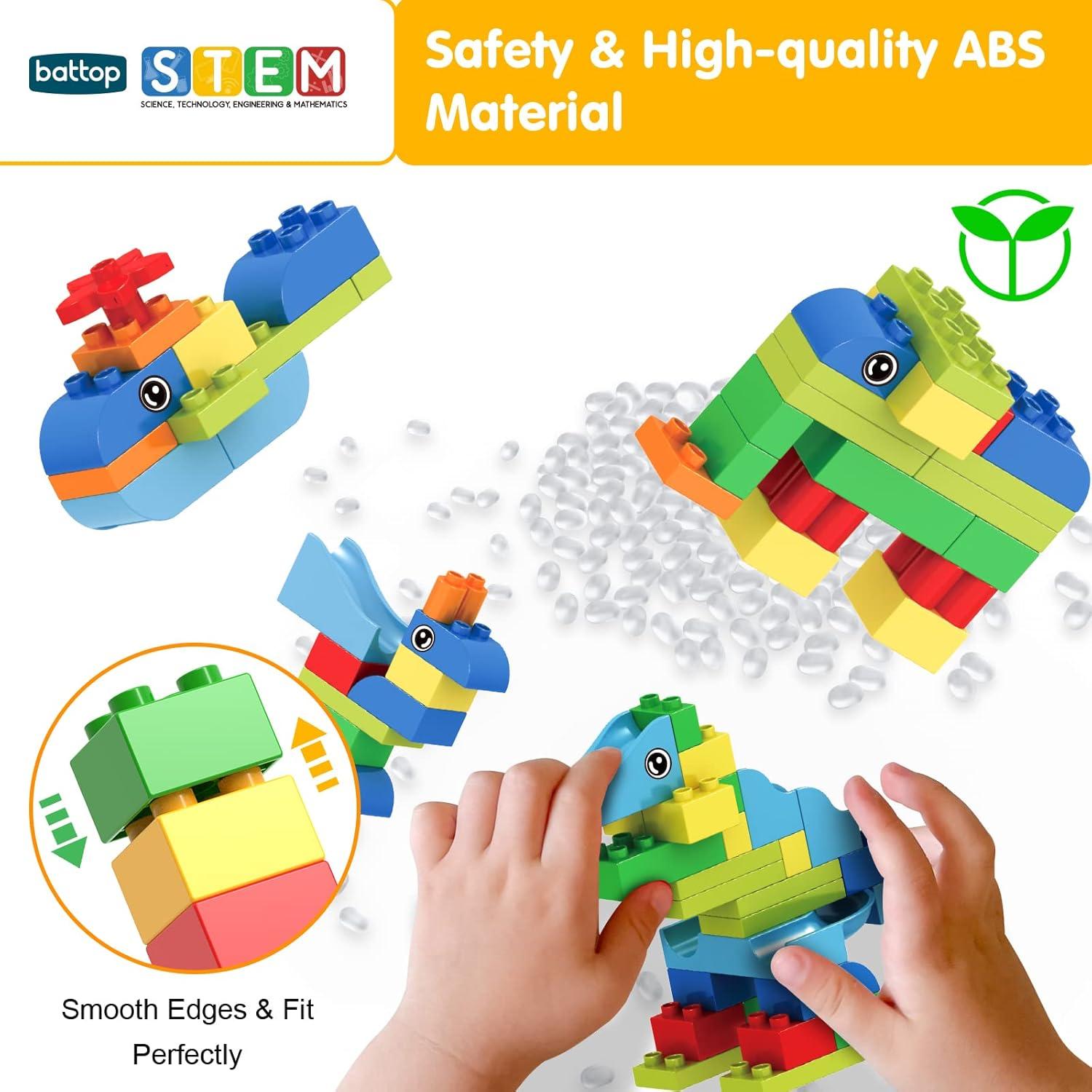 BATTOP Carrera de Canicas 167 PCS Juguete Educativo STEM