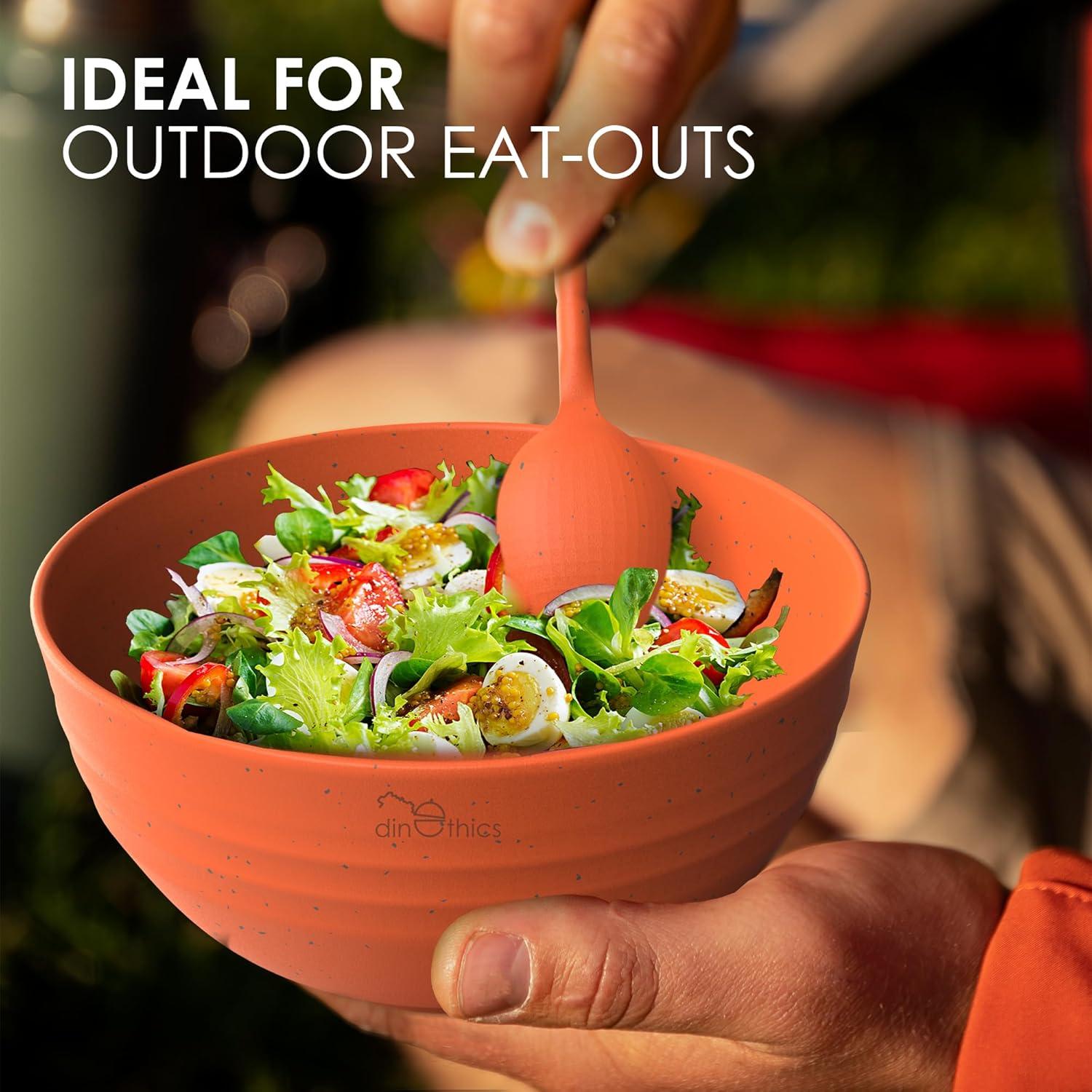 Juego de Vajilla de Paja de Trigo DINETHICS para 4 Personas