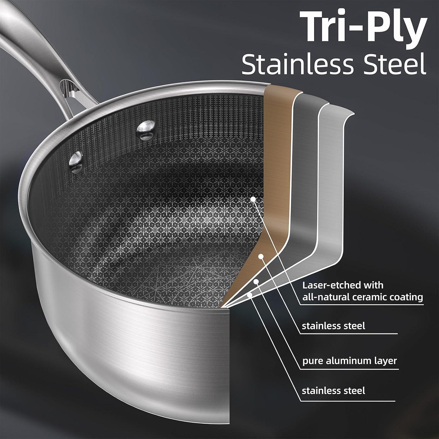 Juego de Utensilios de Cocina COOKER KING 7 Piezas Acero Inoxidable