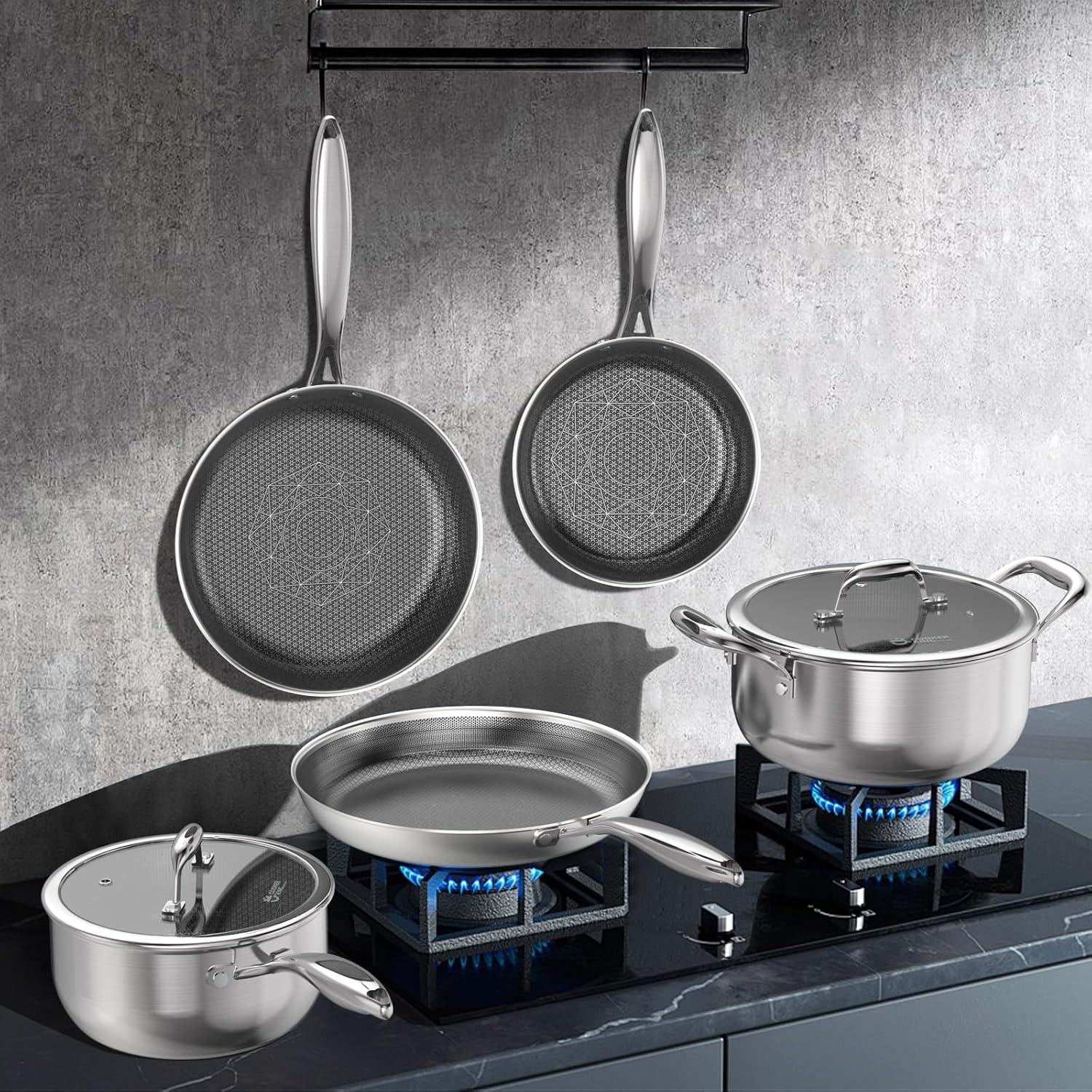 Juego de Utensilios de Cocina COOKER KING 7 Piezas Acero Inoxidable