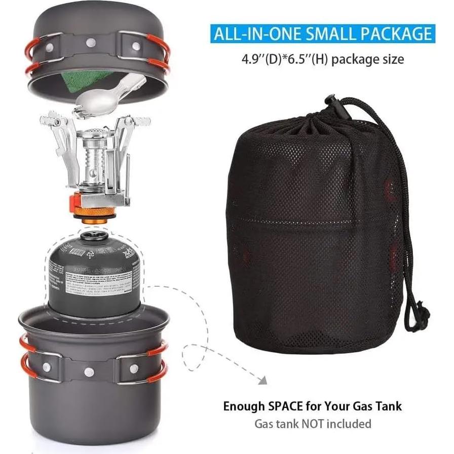 Juego de Utensilios de Cocina Camping LinaLife 6 Piezas