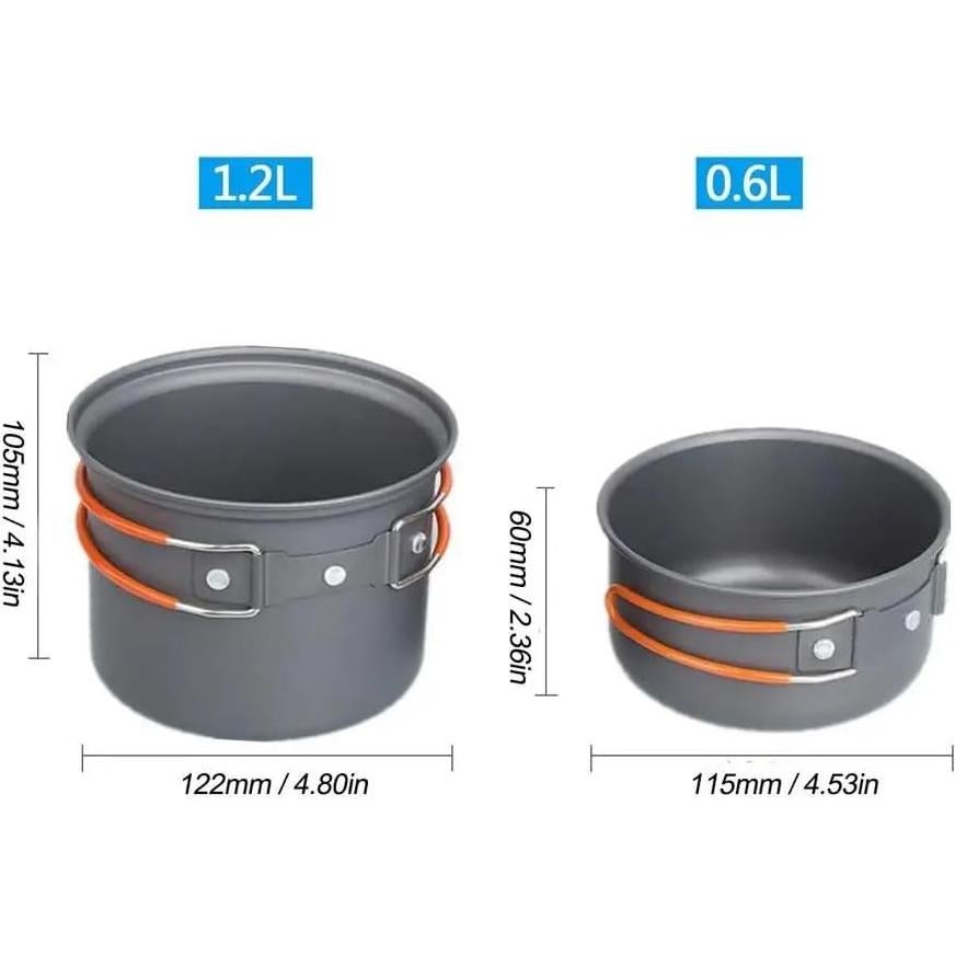 Juego de Utensilios de Cocina Camping LinaLife 6 Piezas